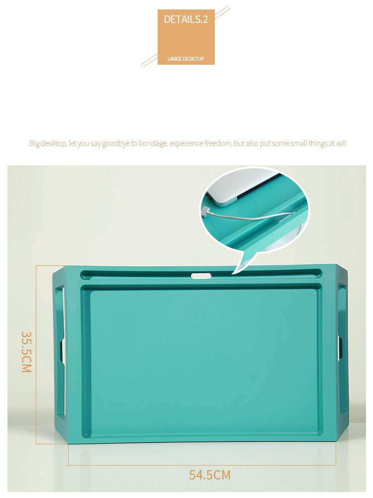 Lightweight Folding Table Portable Small Dining Table Simple Household Children's Mini Office Learning Storage Bed Computer