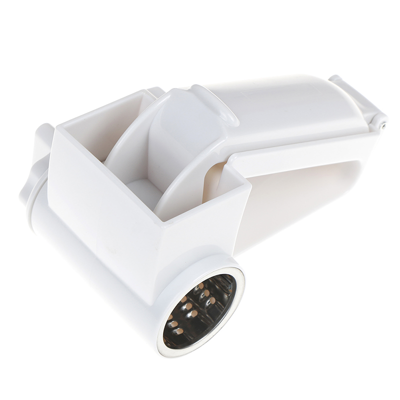 Plastic Hand-Cranked Cheese Grater Rotary Ginger Slicer for Chocolate with Stainless Steel Drum Grater Cutter