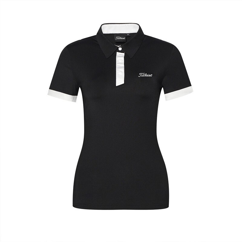 Women's Wear Golf T-Shirt Summer Sports Short Sleeve Shirt Breathable Men's CLOTHING: Black / XXXL