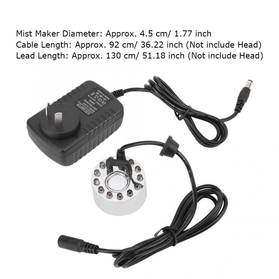 LED Bunte Aquarium Reptil Panzer Nebel Hersteller Vernebler Wasser Nebel Brunnen Beleuchtung Luftbefeuchter Zerstäuber Landschaft Dekoration