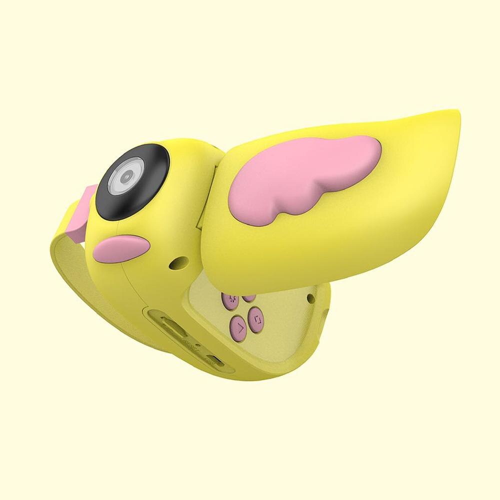 8MP dzieci kamera wideo na prezent dla dzieci w rozdzielczości pełny HD, dzięki czemu pliki cyfrowe dla dzieci kamery zabawki wideorejestrator DV z 2.0 "monitor TFT dla dzieci w wieku 3-14: rodzaj 1 żółty