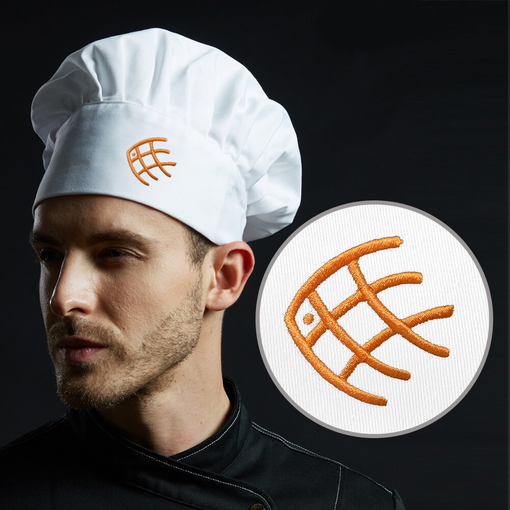 Chef Kitchen Hat Unisex Men Women Chef Waiter Uniform Cap Embroidered Cooking Bakery BBQ Grill Restaurant Cook Work Hat: 15