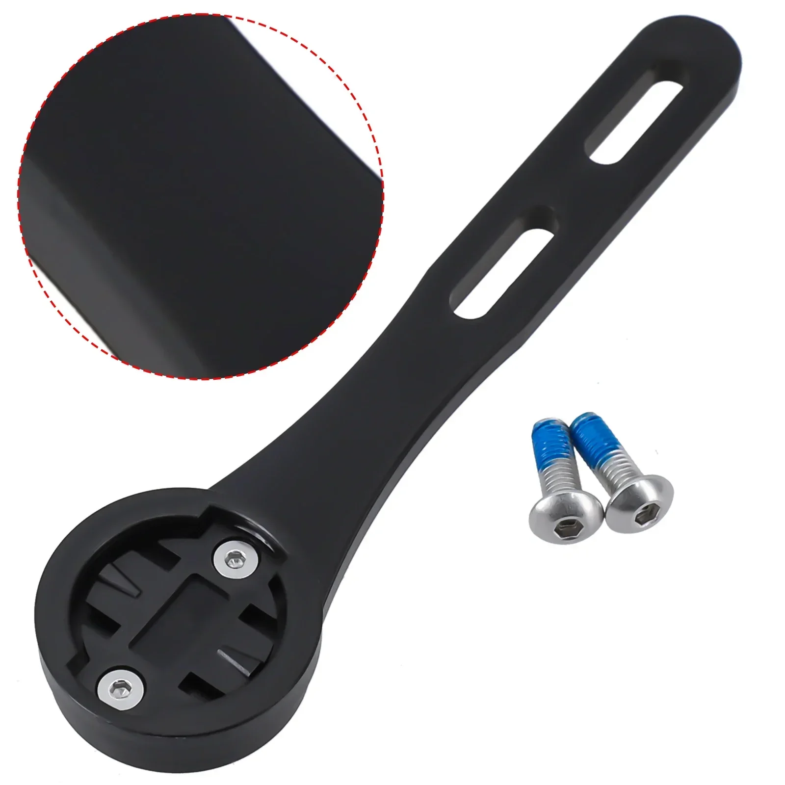superior para soporte de computadora con manillar integrado para Garmin Lightweight Black 1x montaje incluido