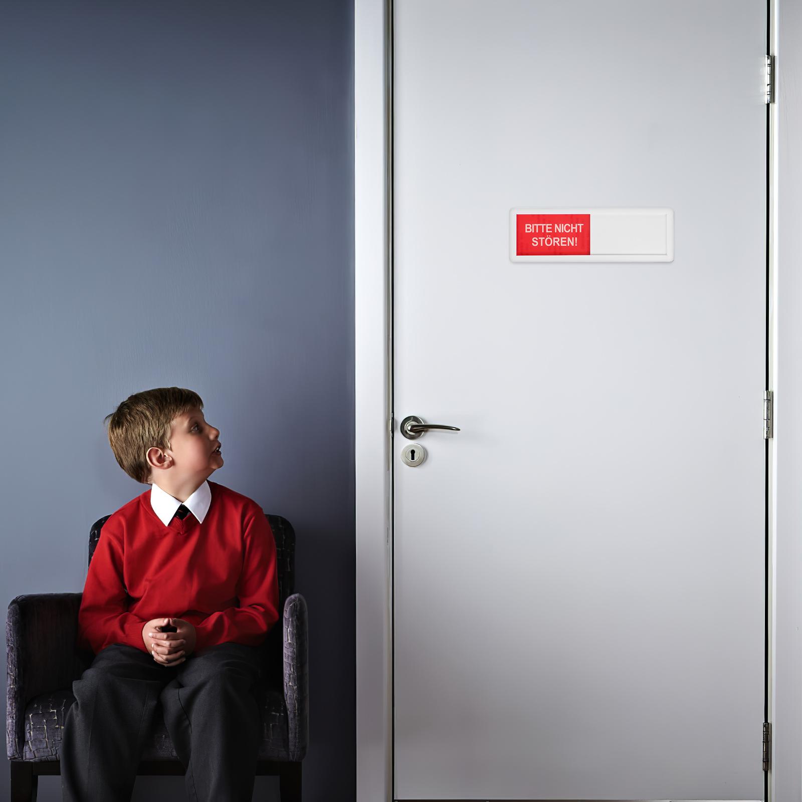 2 Pcs Sliding Privacy Door Sign Office Vacant Indicator Toilet Bathroom Signs Sliders Occupied The Disturb for