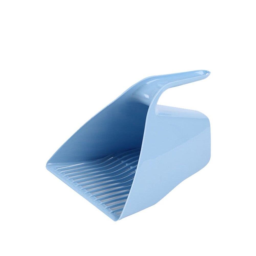 Pala de arena para gatos, herramienta de limpieza para mascotas, plástico, H99F, 1 Uds.: Blue