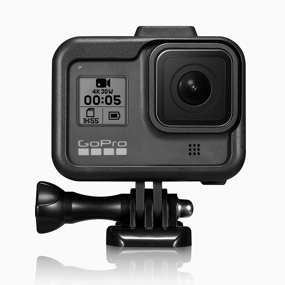 Monture de cadre pour GoPro Hero 8 noir coque de protection pour Go Pro HERO8 Action caméra accessoires étui