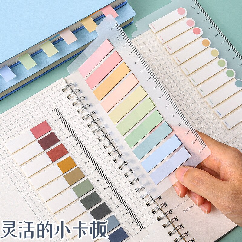 Kabaxiong morandy, notas adhesivas de colores, etiqueta adhesiva que puede marcar notas creativas que indican una nota fluorescente
