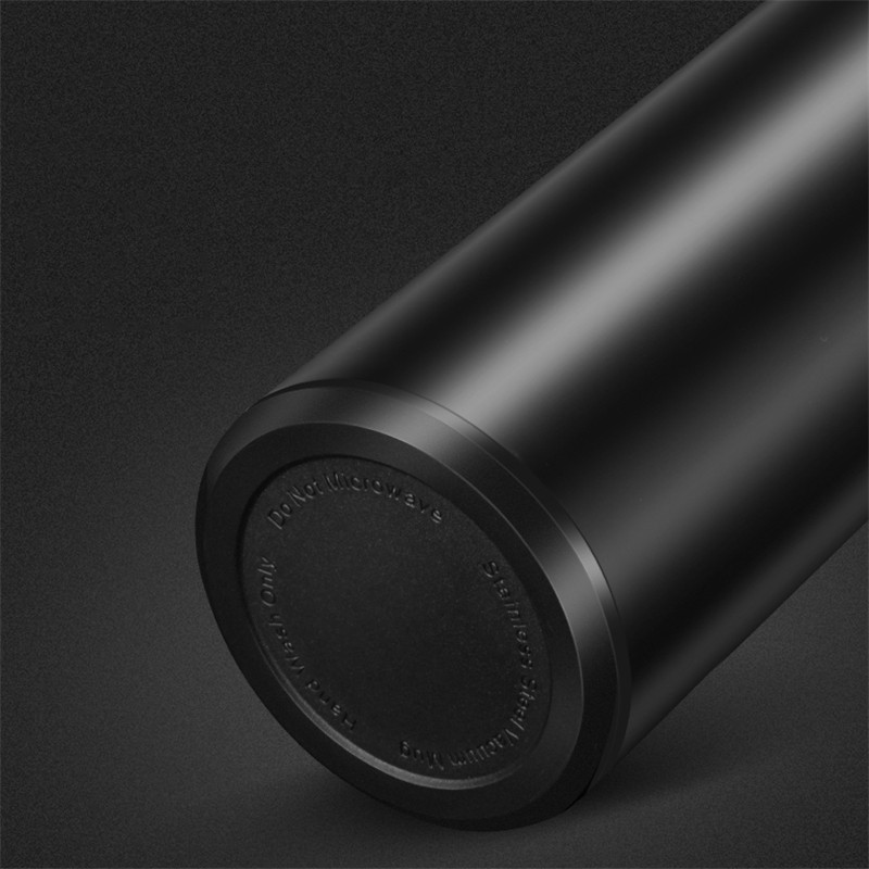 Termokande flaske temperatur display smart rustfrit stål vakuum kolber kaffe rejse krus vakuum tumbler lækagesikker vandflaske