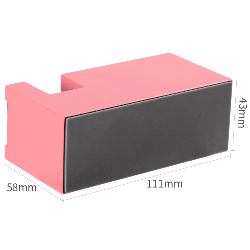 Square Plastic Washi Tape Dispenser Adhesive Masking Tape Organizer Cutter Stand Holder Desktop Office School Supplies