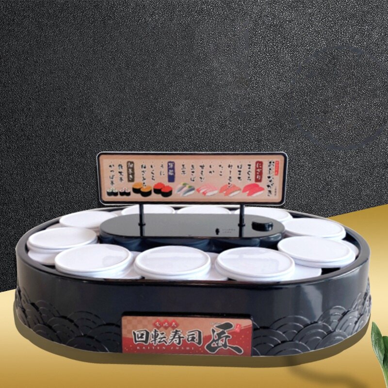 Rotary Sushi Machine, Automatic Rotating Sushi, Home Sushi Display Table Swing Tray