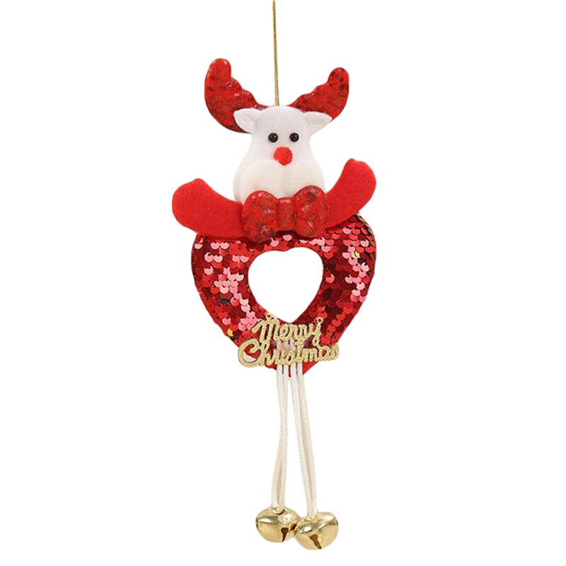 Kerstboom Ornament Kerstman Elanden Ster Opknoping Hanger Xmas Christmas Party Decor Voor Thuis: style4