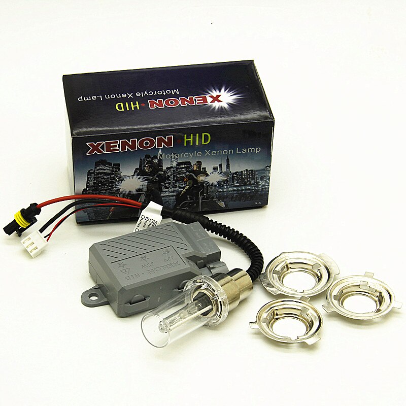Faro delantero de xenón H4 H6 para motocicleta, 12V, bombillas hid para Moto, 3400lm, superbrillante, blanco, accesorios para Moto y Scooter