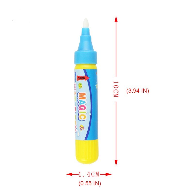 Magisk pen pensel malemåtte legetøj vand tegning legetøj barn maleri skrivemåtte kuglepen doodle legeværktøj uddannelseslegetøj til børn
