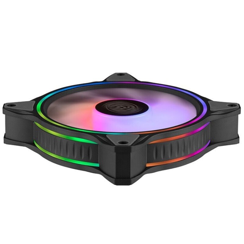 Cooler Master MF120 HALO 5V 3PIN ARGB 12cm PWM Addressable Mute Chassis Fan 120mm Dual ARGB Light Effect Cooling Fan