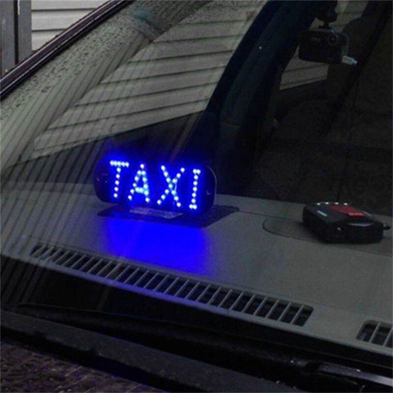 4 Kleur Taxi Cab Voorruit Voorruit Teken Wit Led Taxi Light Lamp