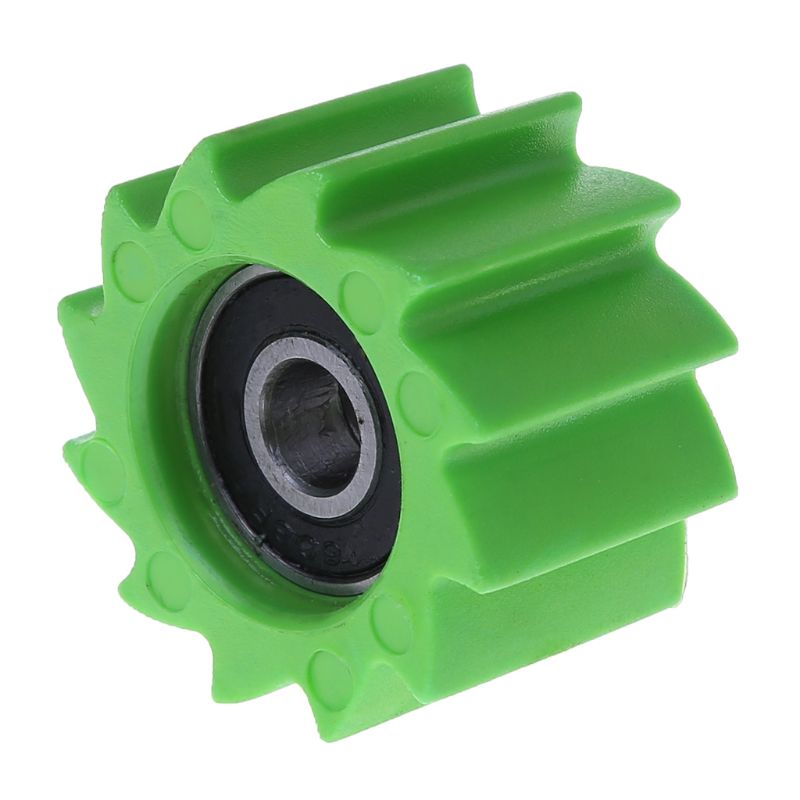 Grønn kjede skyvestyre svingarm rulle for kawasaki kxf 250 kxf 450 kx250f kx450f kxf 250 450 motorsykkel