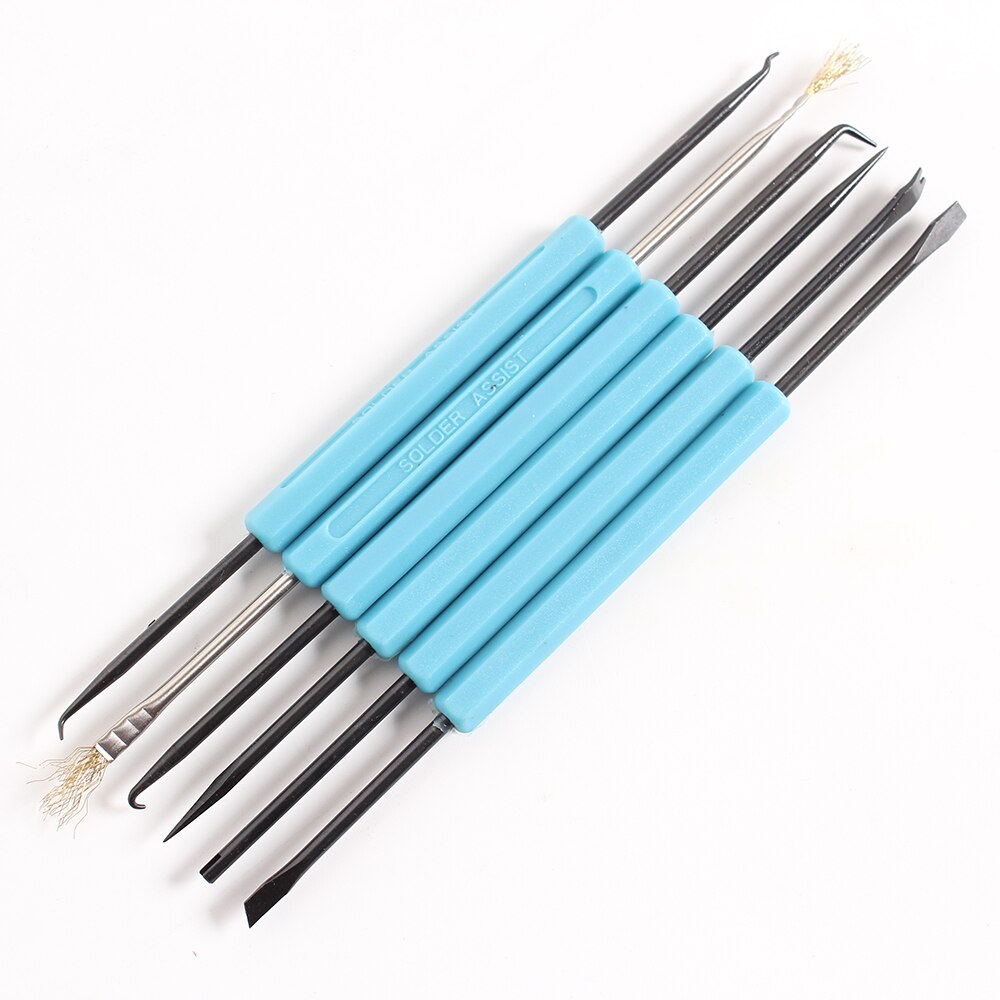 60W Adjustable Temperature Soldering Iron 220V EU Electric Heating Solder Iron Rework Station Welding Repair Tools: Dark Blue