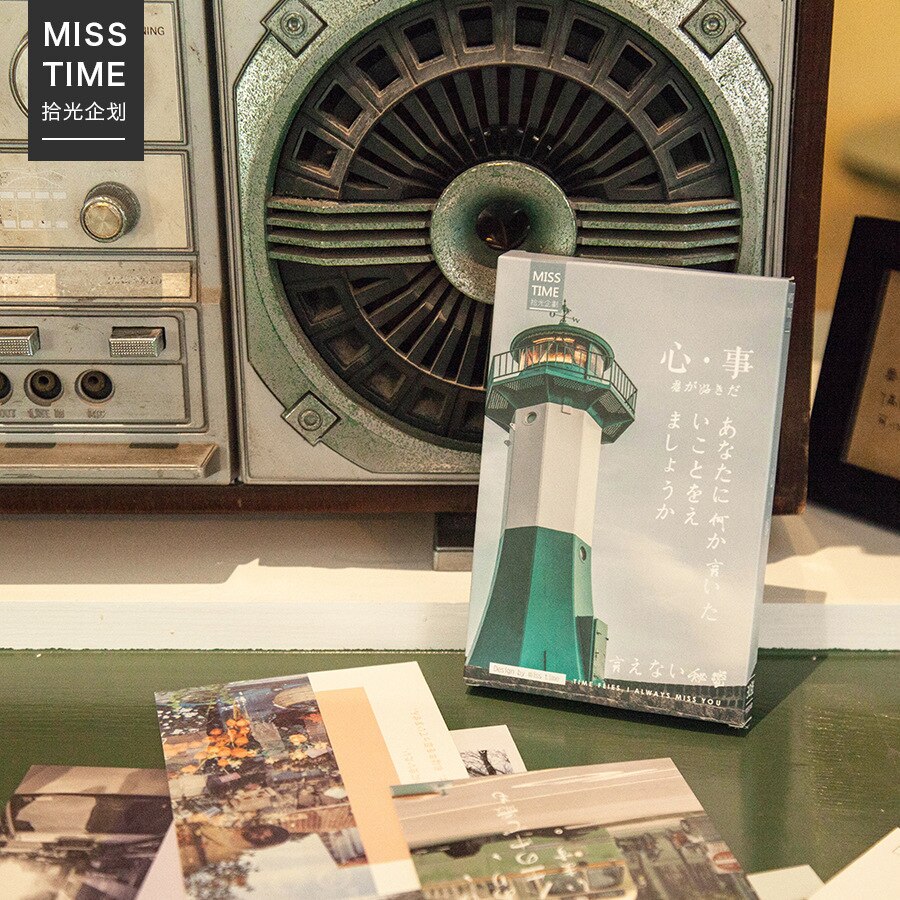 30 Sheets/Set Novelty Aesthetic Photography Series Paper Postcard Greeting Card Birthday Card Message Card