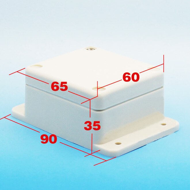 Waterdichte Plastic Project Doos Panel Instrument Behuizing 90x60x35mm (L * W * H)