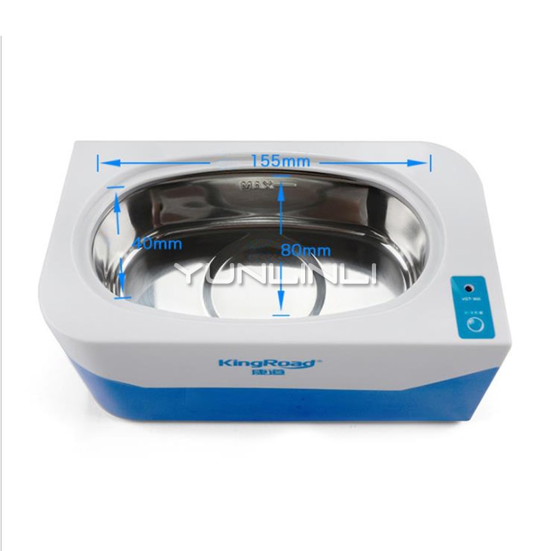 400ml Ultrasone Reiniger Huishoudelijke Ultrasone Wassen Unit Bril/Valse Tanden/Sieraden Ultrasone Reiniging Machine VGT-900