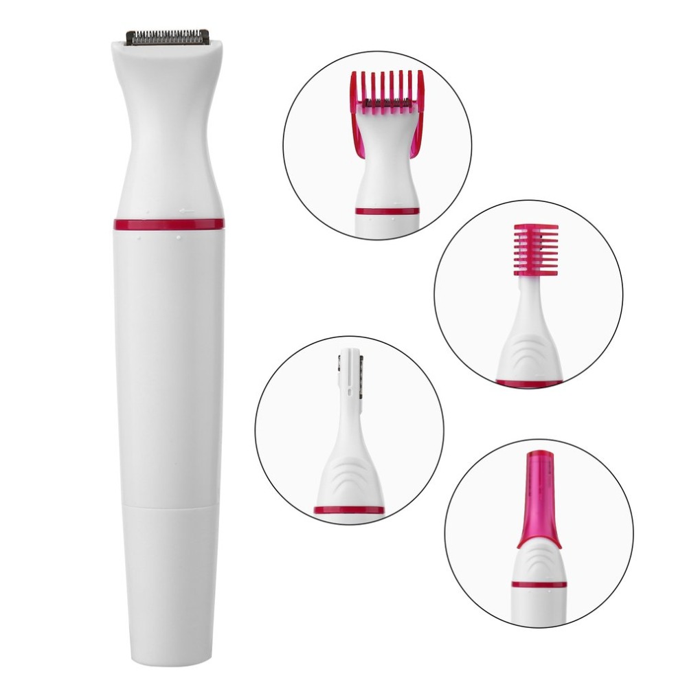 5 in 1 Multifunktions Frauen Haar Entfernung Elektrische Gestaltung Weibliche Rasieren Maschine Mini Rasierer Trimmer Razor für Augenbraue Unterarm