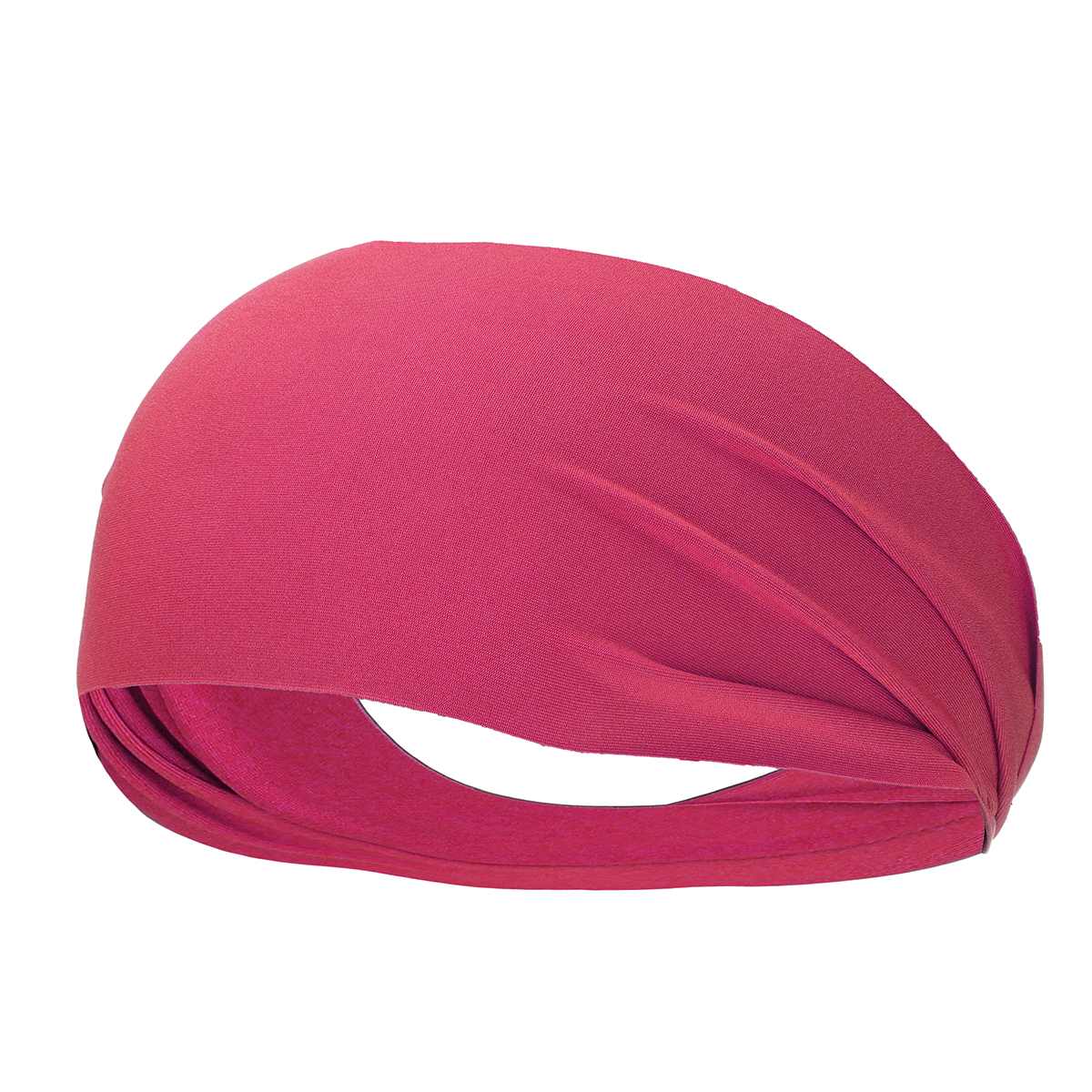 Mode Unisex Effen Kleur Hoofdband Haar Elastiekjes Voor Mannen Vrouwen Stretch Outdoor Fitness Hoofd Bands Haarband Voor Sport: Rose