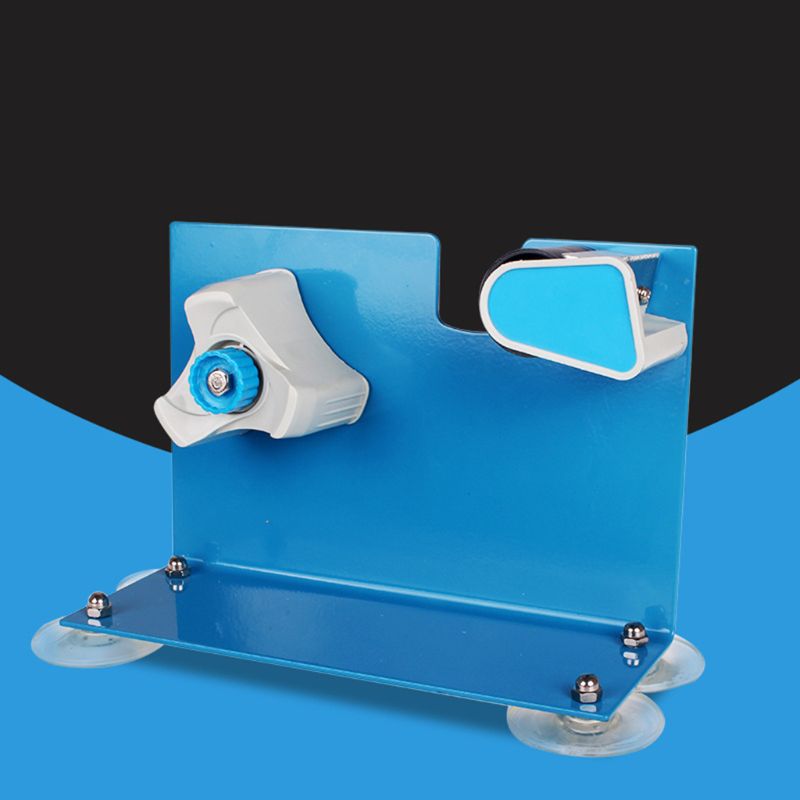 Heavy Duty Desktop Tafel Tape Label Dispenser met Zuignap Sucker Stand Cutter Kantoorbenodigdheden