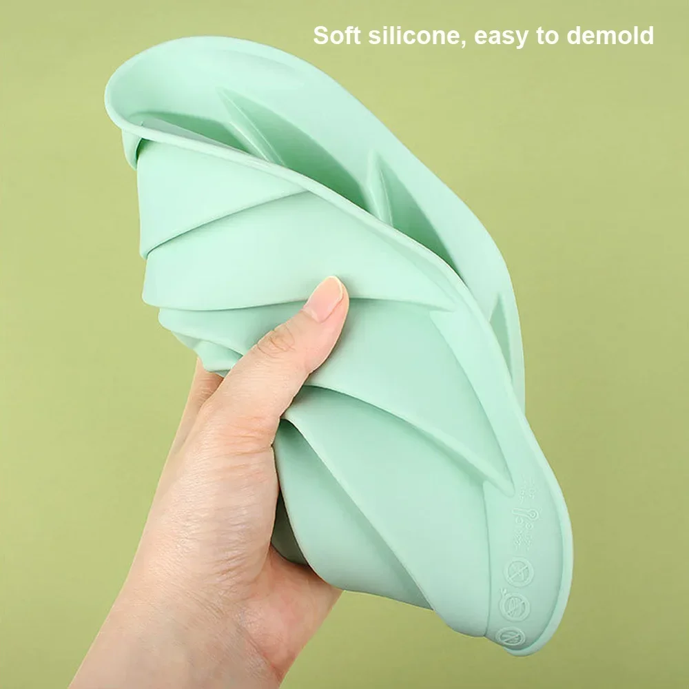 Large Spiral Silicone Cake Mold Flower Shaped Mold Cake Mold Easy Demolding Baking Cake Mold Kitchen Baking Utensils