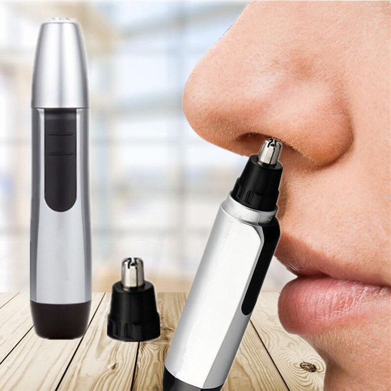 Tondeuse de nez d'oreille électrique pour les hommes Mini Portable épilation sourcil Trimer Rechargeable rasoir sûr durable Kit d'outils de soin du visage
