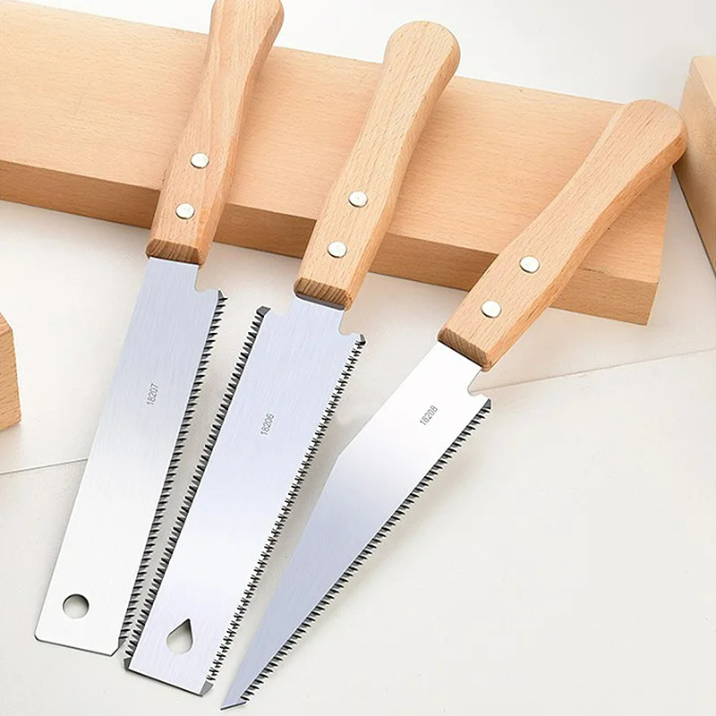 Handzaag in Japanse stijl Antislip houten handvat Trekzaag Flush Cut Saw Flexibele handzaag Houtbewerking Snijgereedschap Handzaag