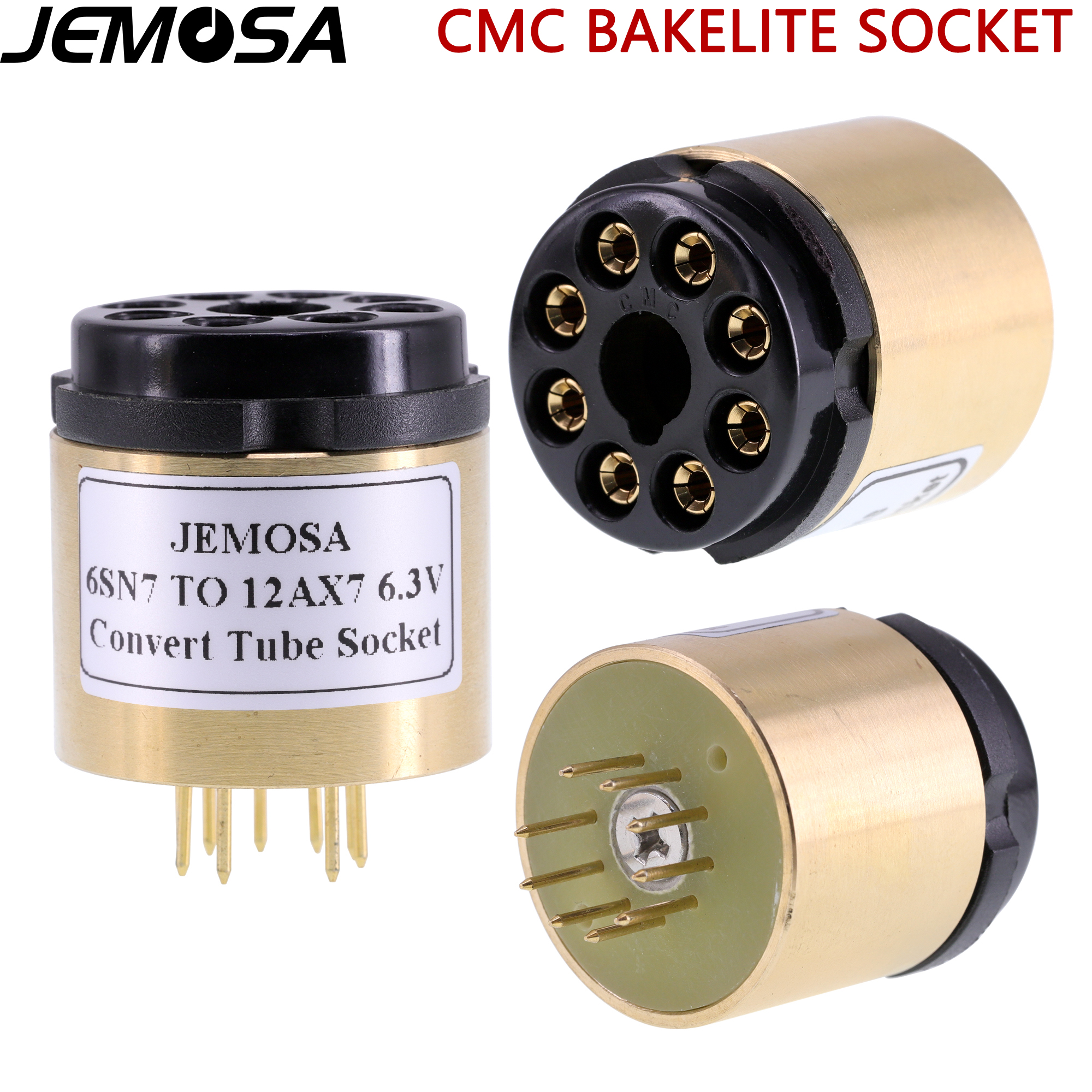 1Pc 6SN7 6SL7 ECC32 ECC33 6N8P 6N9P B65 Om 12AX7 12AU7 ECC82 ECC83 7025 Diy Audio Vacuumbuizenversterker zet Socket Adapter