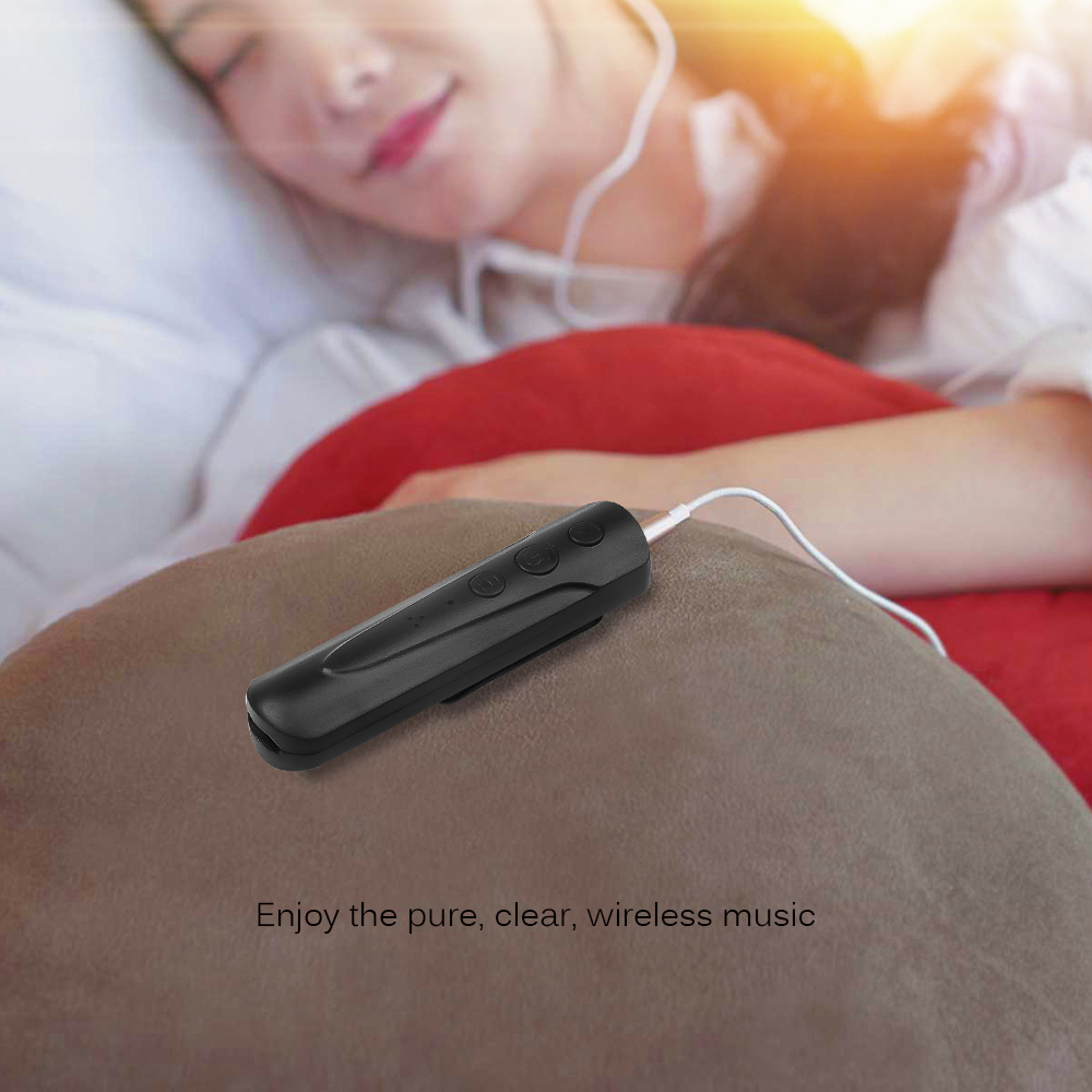 Kebidumei bluetooth højttaler bil bluetooth aux universal 3.5mm jack håndfri auto modtager musik bil bluetooth modtagere