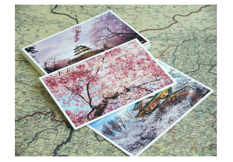 30 Sheets/Set Impression Of Japan Series Postcard/Greeting Card/Wish Card/Christmas and Year Cards
