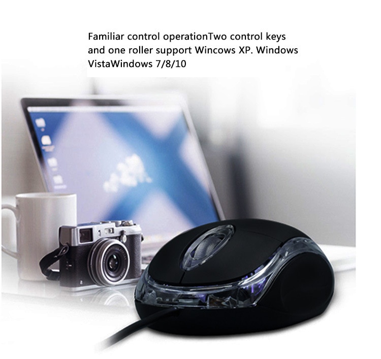 Wired Photoelectric Mouse Response Fast Sensitive Thin USB Cool gaming mouse For PC Laptop Desktop Simple And Light