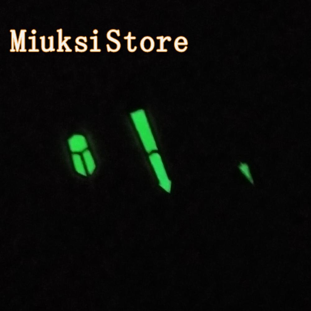 Parnis silver watch hands Luminous marker fit ETA Grandado