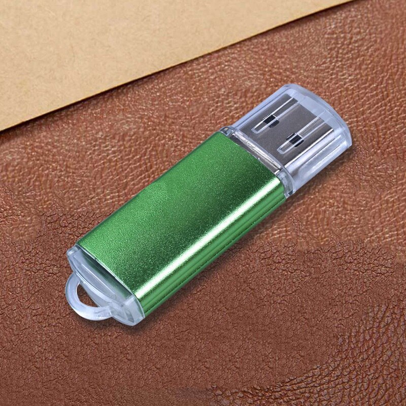 2 Pcs 256 Mb Usb 2.0 Flash U Disk Green & Red