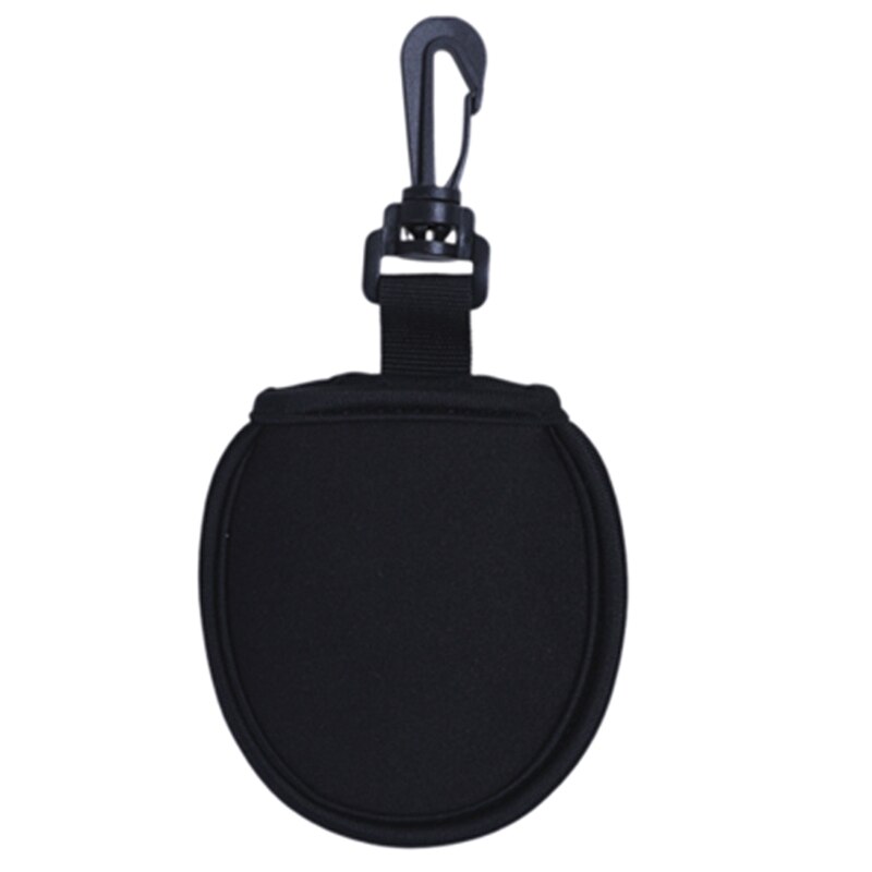 Limpiaparabrisas portátil compacto de bolsillo, limpiador de pelotas de Golf: Black