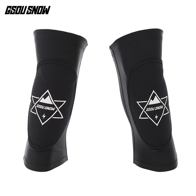 GSOU SNOW Ski knee pads outdoor men women Ski sport protector EVA anti-collision material knee pads