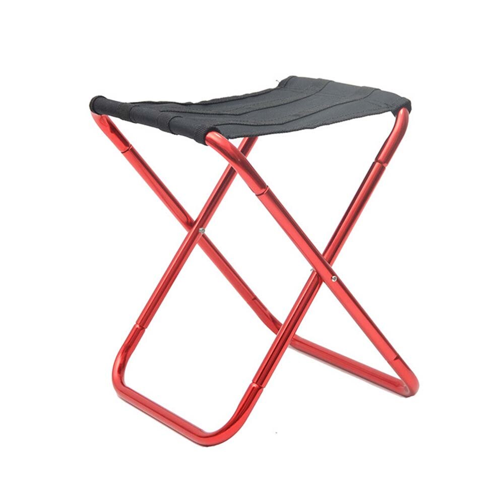 Portable Lightweight Folding Chair Outdoor Fishing Camping Picnic Oxford Cloth Easy To Carry Outdoor Furniture: red