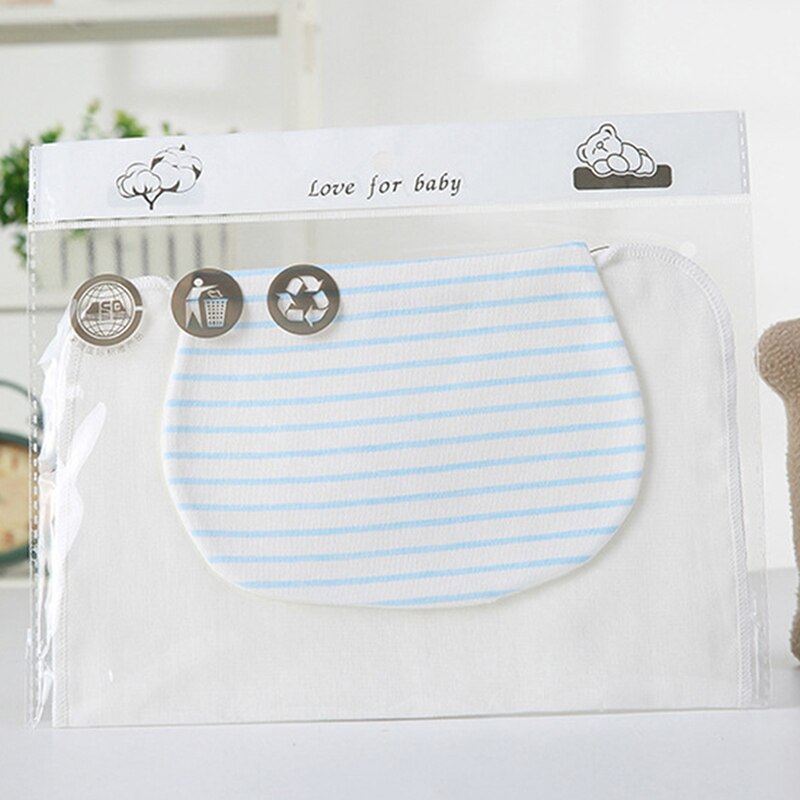 Toalla de sudor a rayas de algodón suave para bebé recién nacido, paño de lavado, gasa, toallitas de sudor para niños, toalla transpirable de humedad para el cuidado del bebé