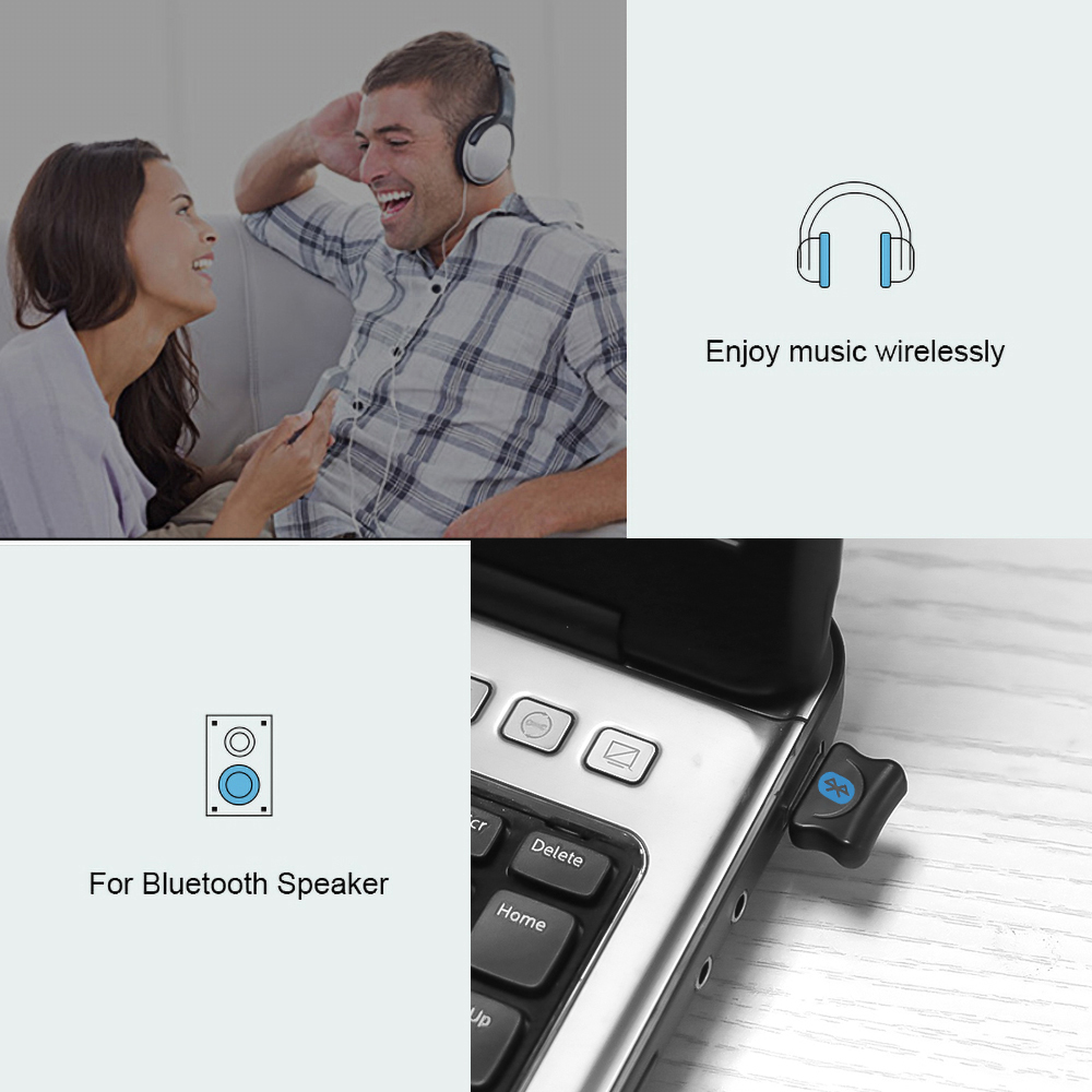 5.0 Bluetooth Adapter Usb Bluetooth Zender Voor Pc Computer Receptor Laptop Oortelefoon Audio Printer Data Dongle Ontvanger