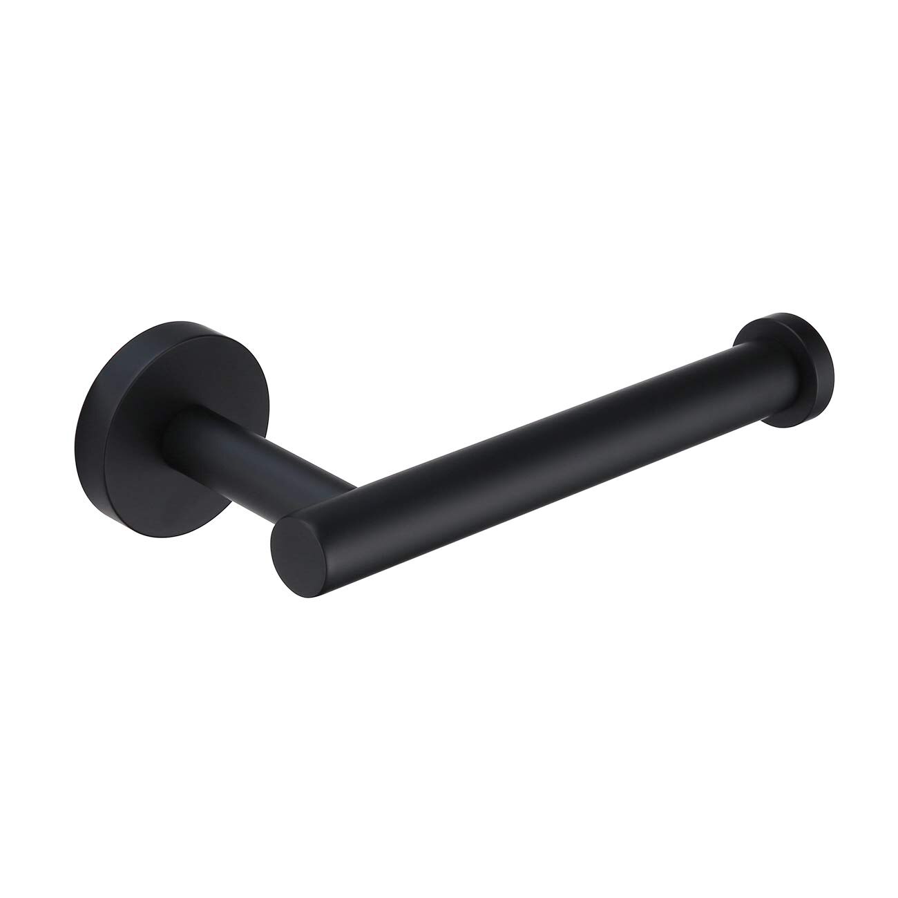 Black Toilet Paper Holder stainless Steel Wall Mount shelf paper towel for bathroom accessories D24: Matte Black