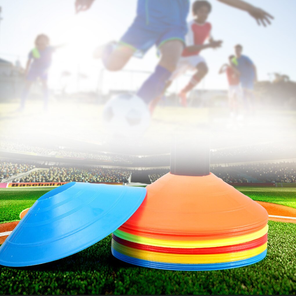 15 -teiliges set mit 19cm fußballtrainings-sportkegeln, markierungsscheiben, fußball-unterhaltungs-sportzubehör