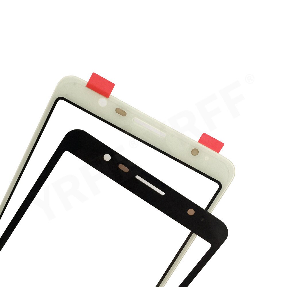Para Alcatel 3C OT5026 5026 5026A 5026D Panel de pantalla de vidrio frontal (sin pantalla táctil) piezas de montaje de cubierta de vidrio exterior