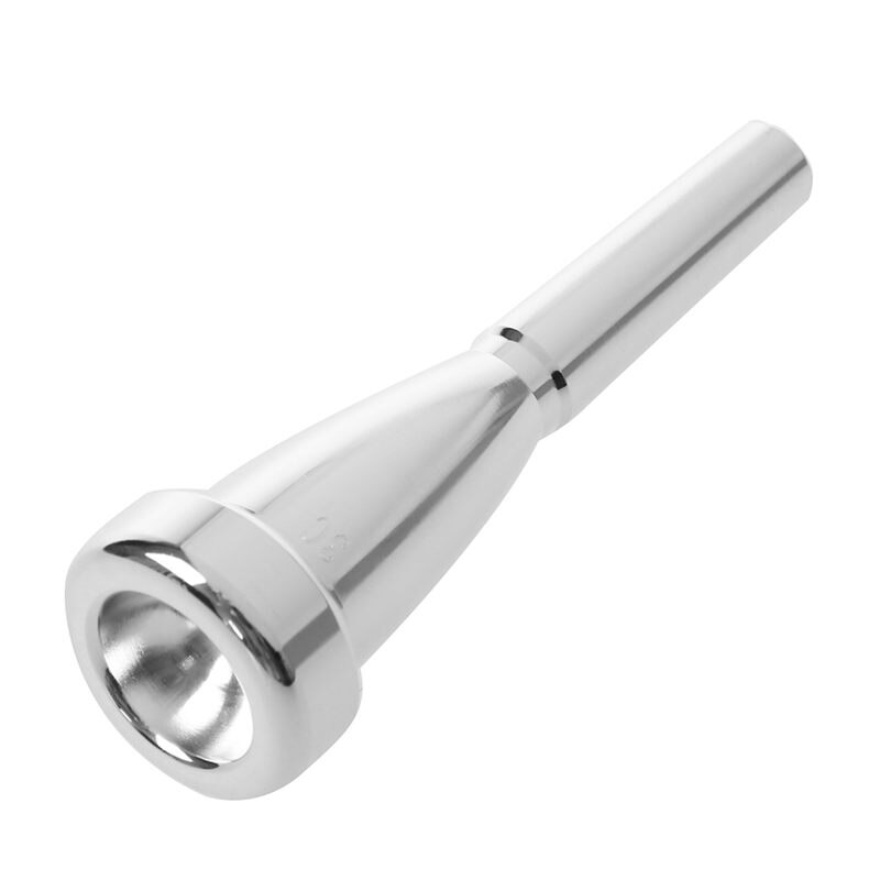 Trumpet Mouthpiece Trumpet 3C Size Silver: Default Title