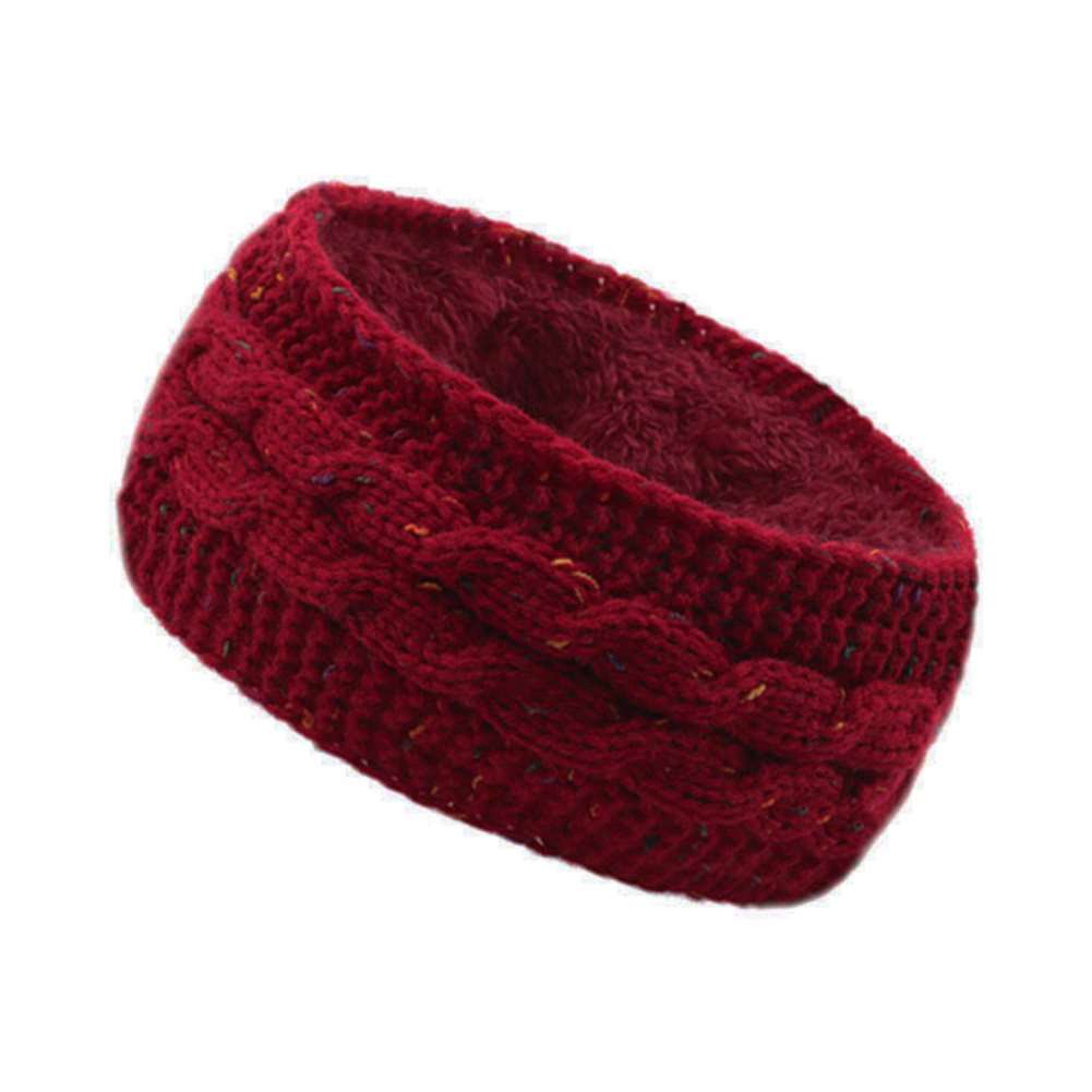 Diadema de lana para hombre y mujer, cinta para el pelo para Yoga, para mantener el calor, para Otoño e Invierno: B2