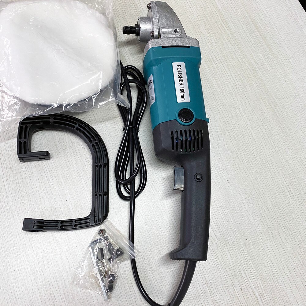 Dual Action Polishing Machine Car Wax Polisher Electric 220V 50/60Hz Input Power 1200W Electric Polishing Pad
