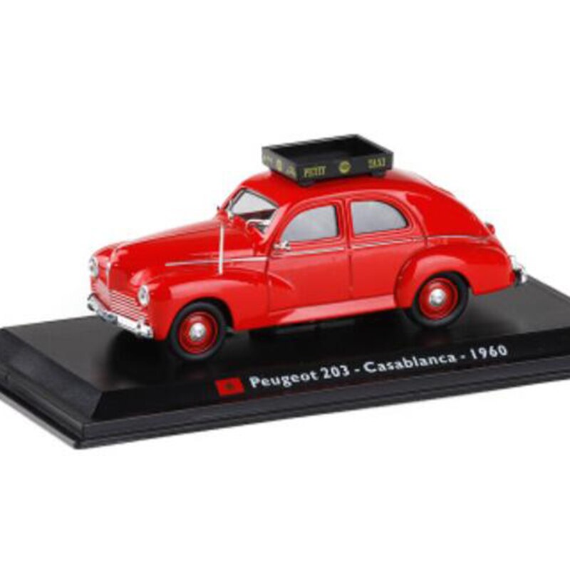 1:43 Scale Metal Alloy Classic FIAT FORD Cab Taxi Car Truck Model Diecast Alloy Car Model Auto Vehicles Toys For Collection: Casablance 1960