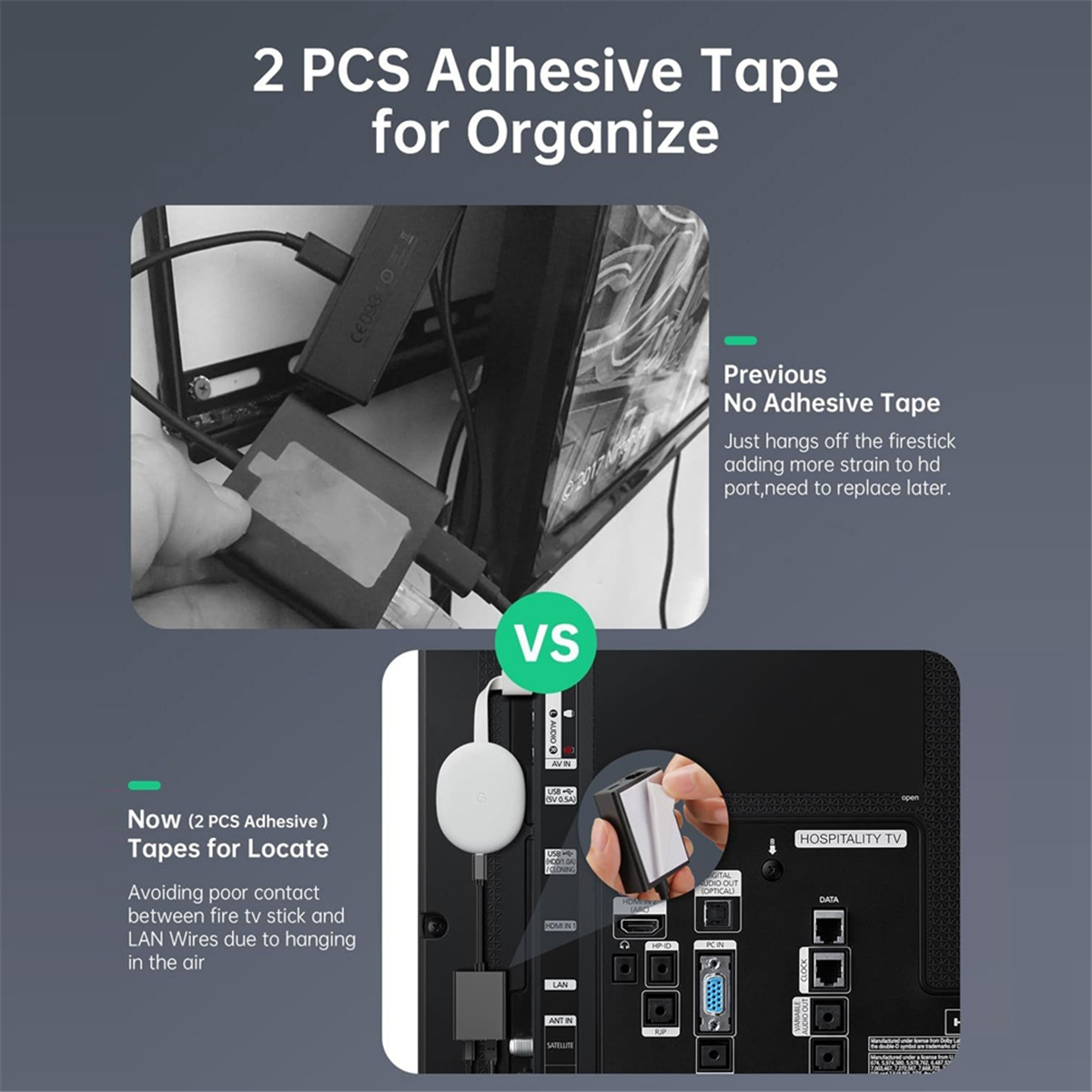 Adaptor ethernet a49t usb-c 2- în -1,  rj45 de rețea 1000 mbps pentru tv, plug and play, gri