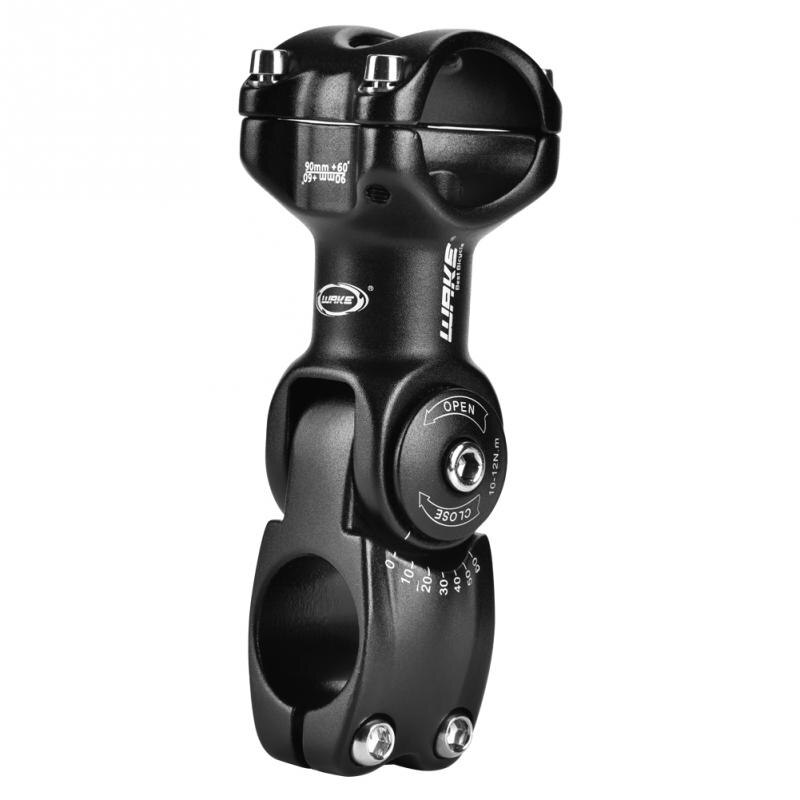 Bicycle Stem Aluminum Alloy Adjustable Bikes Stem 25.4*90mm Bike Bicycle Handlebar Stem for MTB Road Bike Cycling Accessories